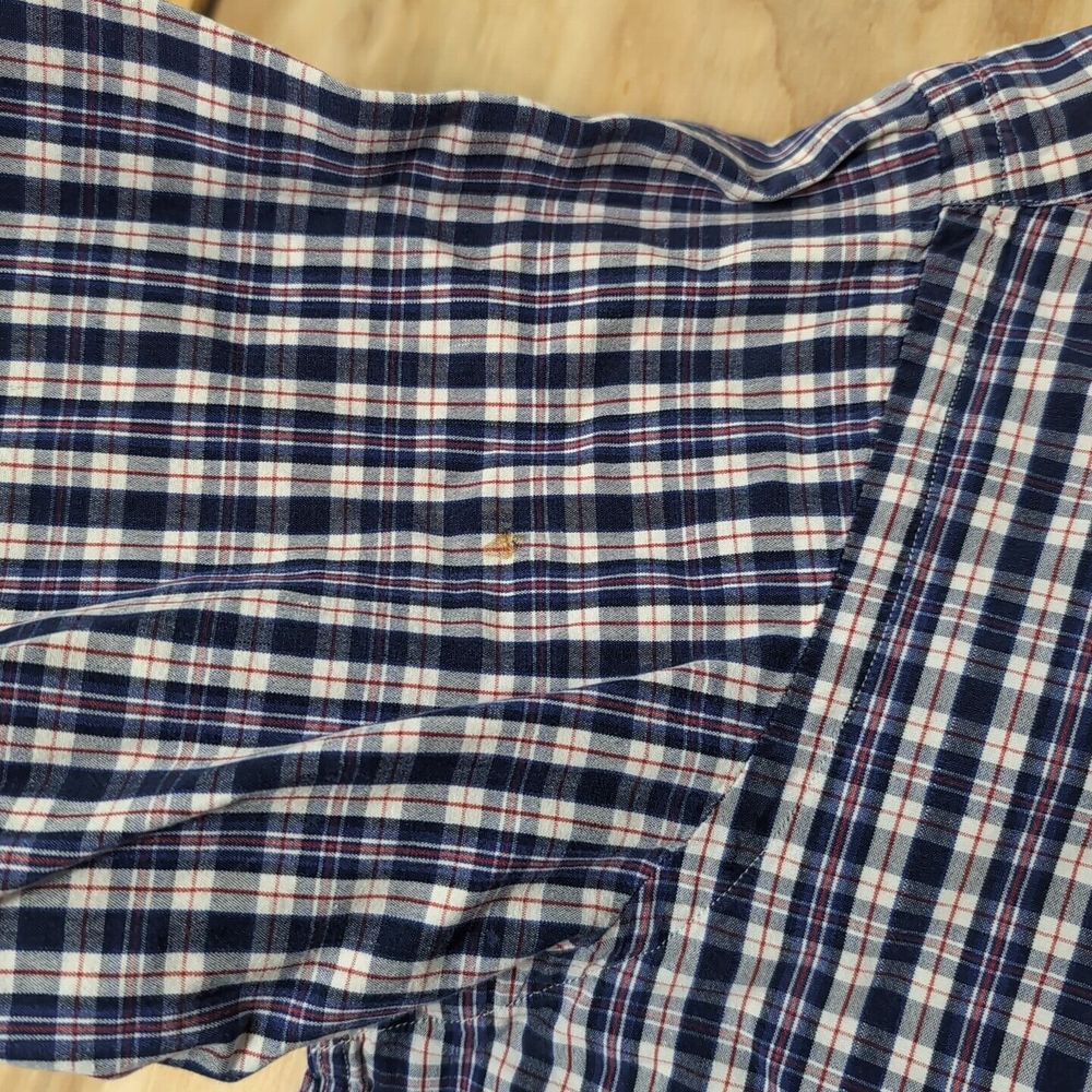 Ralph Lauren Golf Tilden Shirt Mens Med Plaid L/S Button Up Crest Logo - Picture 5 of 6